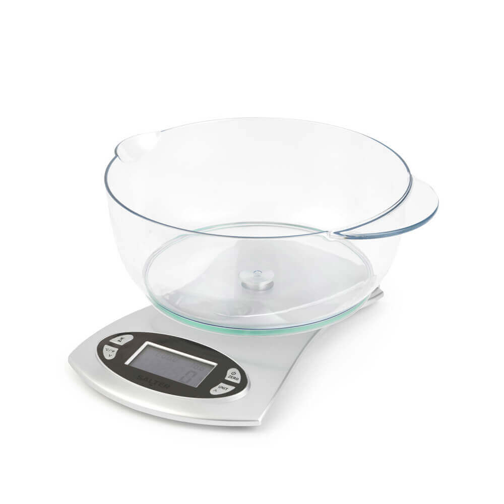 Salter 4-In-1 Digital Kitchen Scale & Bowl